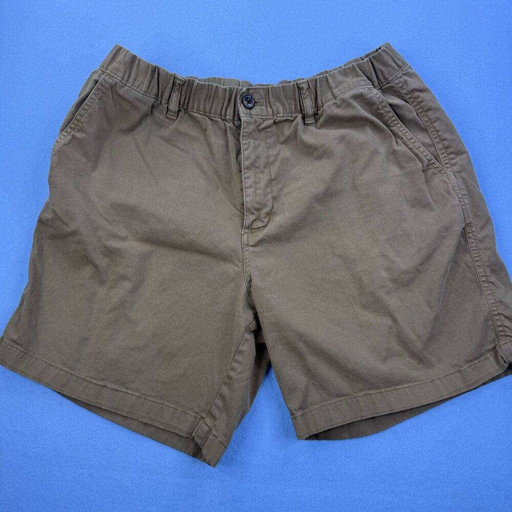 Bear Bottom Men's Shorts Tan/Brown Stretch-Twill Casual Size XL - 7" 1154